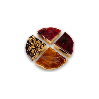 Sajttorta szelet