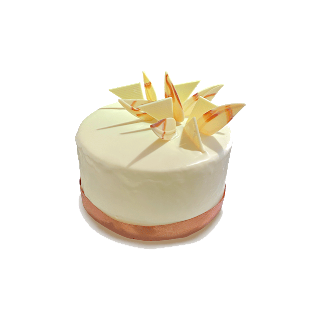 Fehér csokis torta