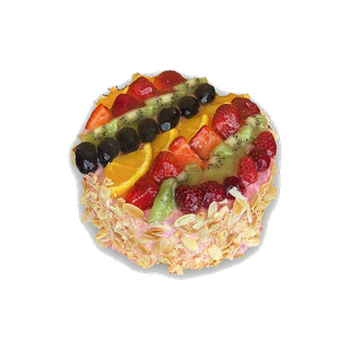 Málnás-gyümölcs torta